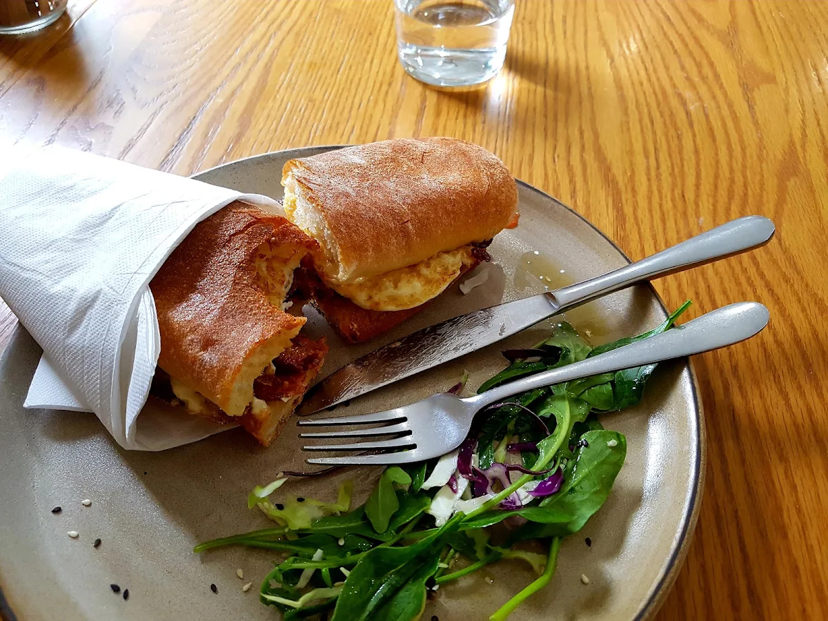 Bacon or Haloumi & Egg Roll, Evie's Redfern