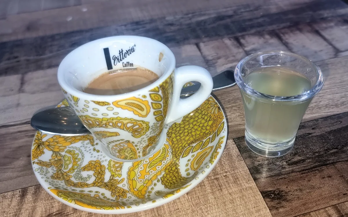 Short Black with Limoncello