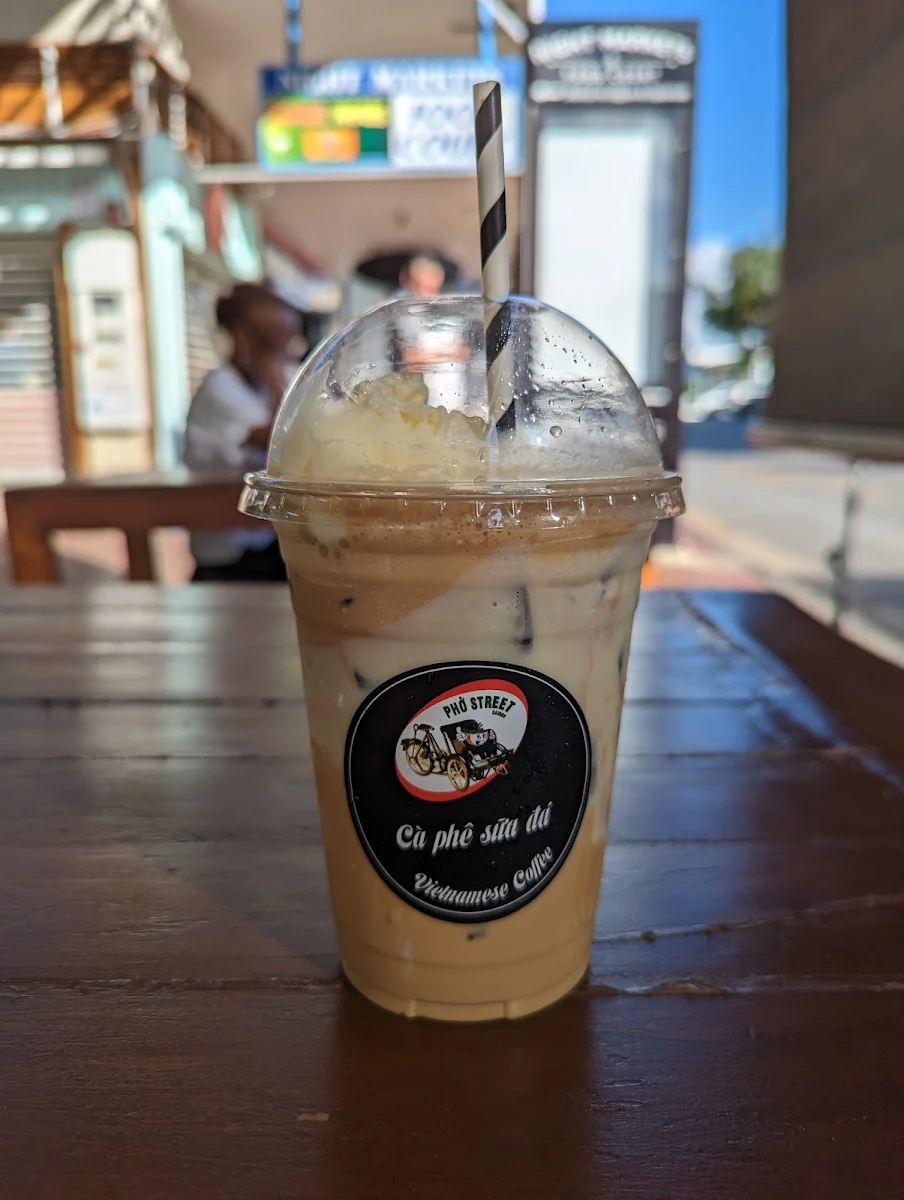 Vietnamese Iced Coffee with Ice Cream, Pho Street Cairns