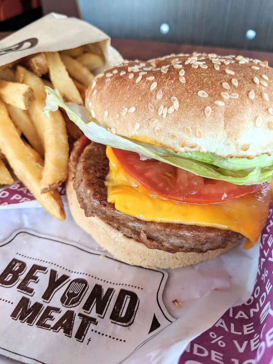 Beyond Meat Burger and Fries, A&W Canada