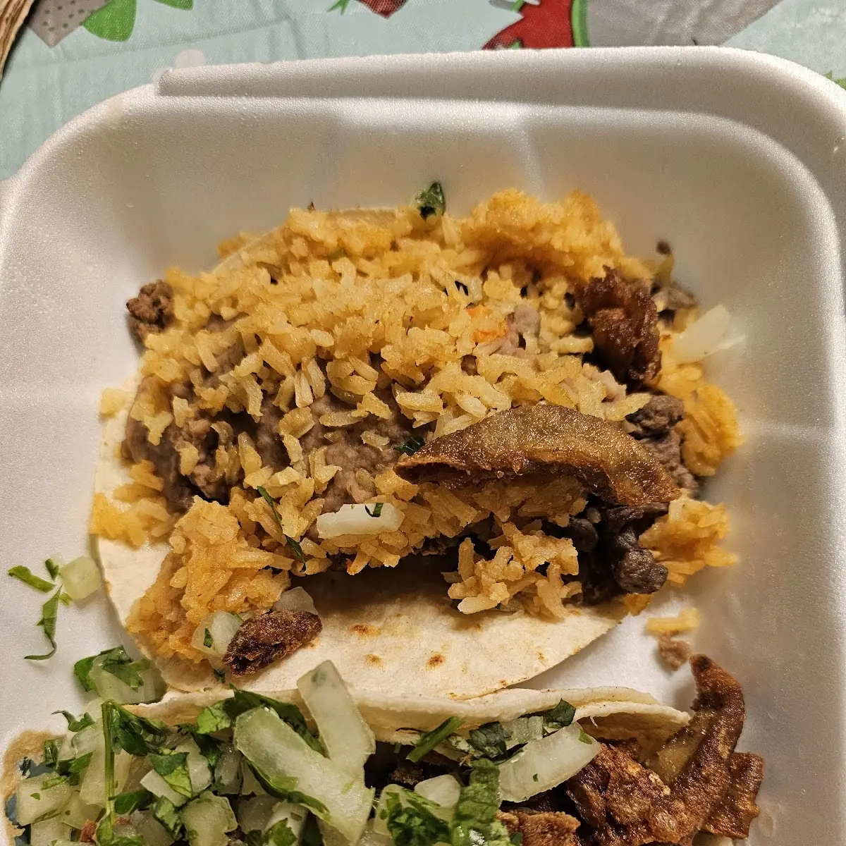 Taco De Tripa Beef Tripe Taco