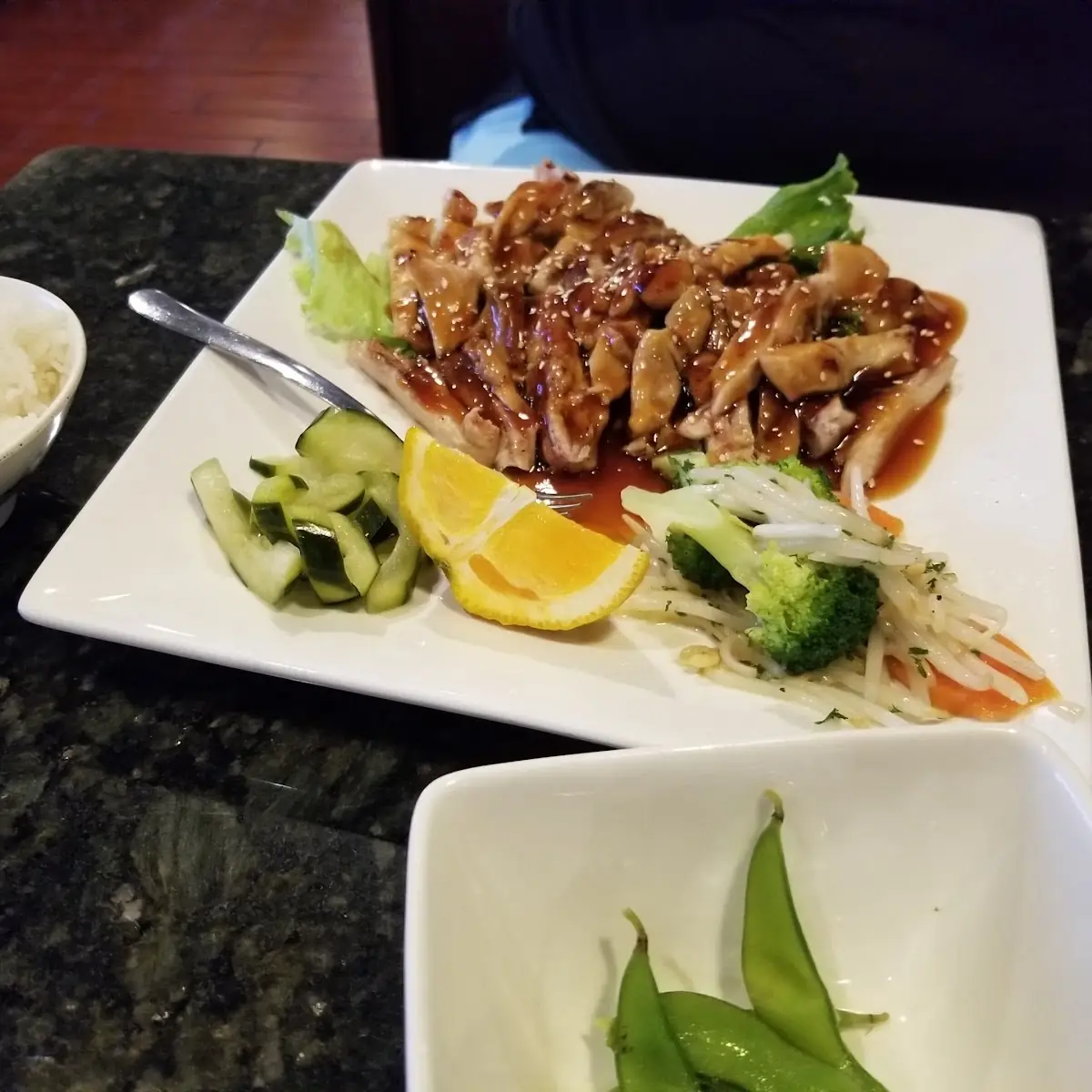 Teriyaki Chicken Dinner Plate