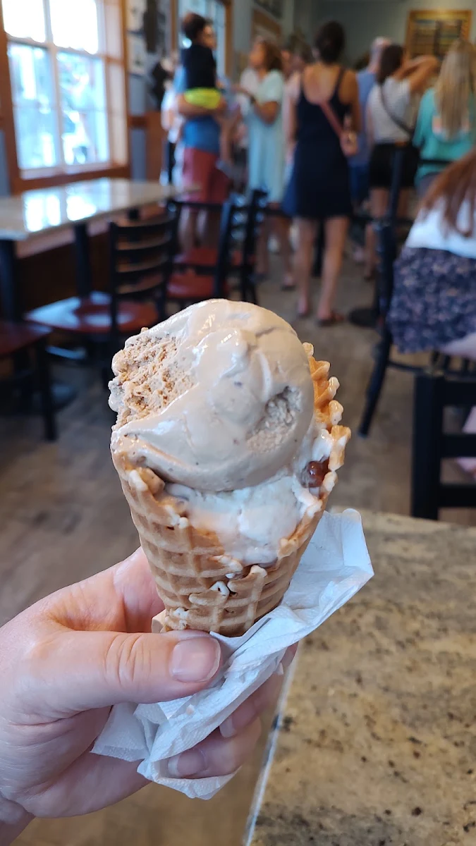 Butter Pecan Ice Cream Cone