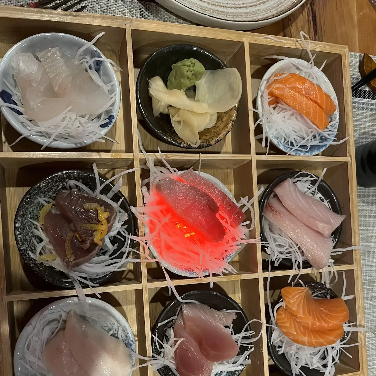 Sashimi Bento Box with Salmon