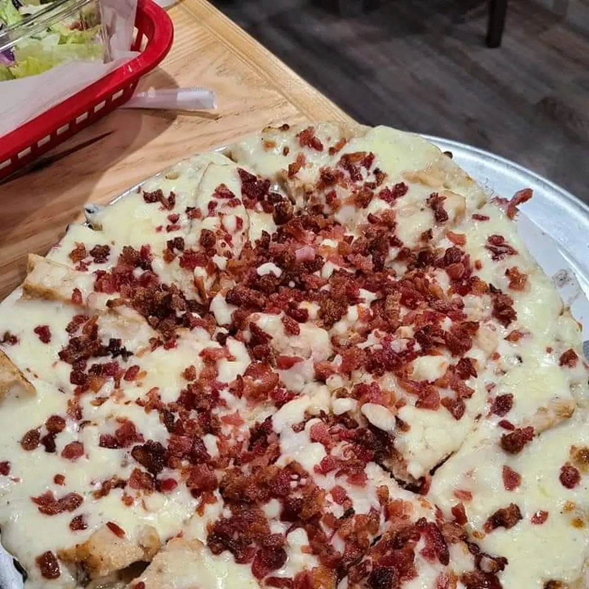 Chicken Bacon Ranch Pizza
