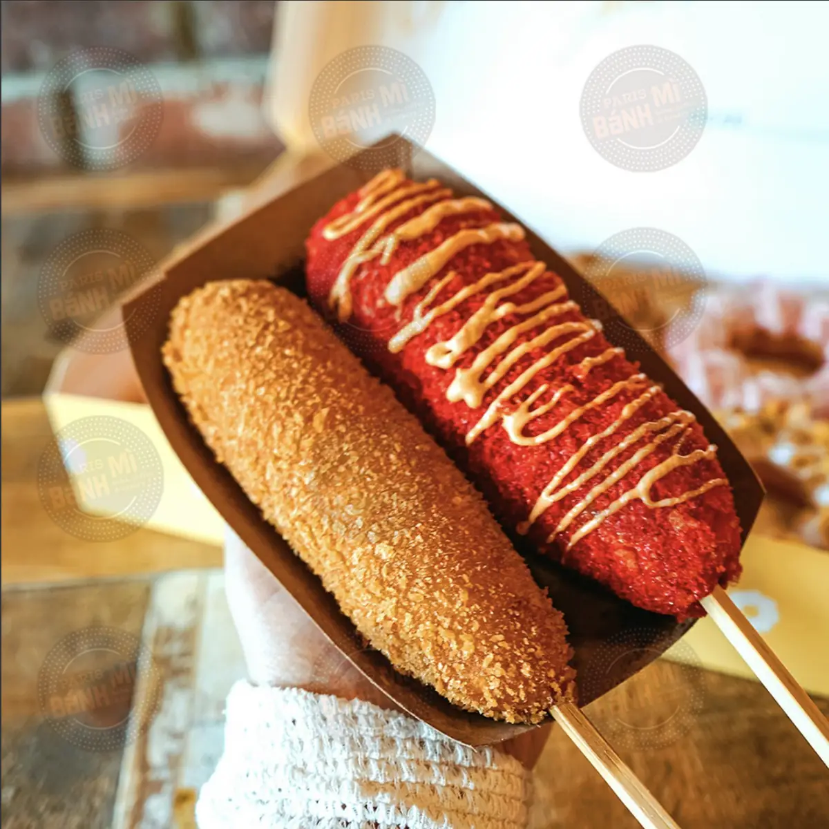 Parmesan Cheese Corn Dog
