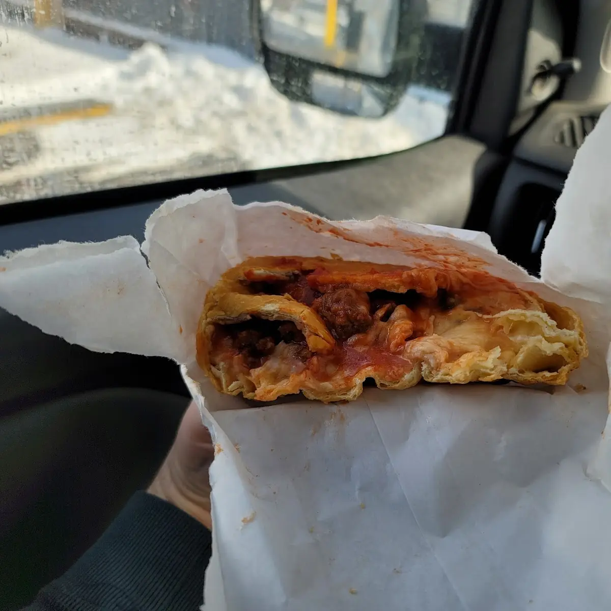 Chili Cheese Pizza Puff