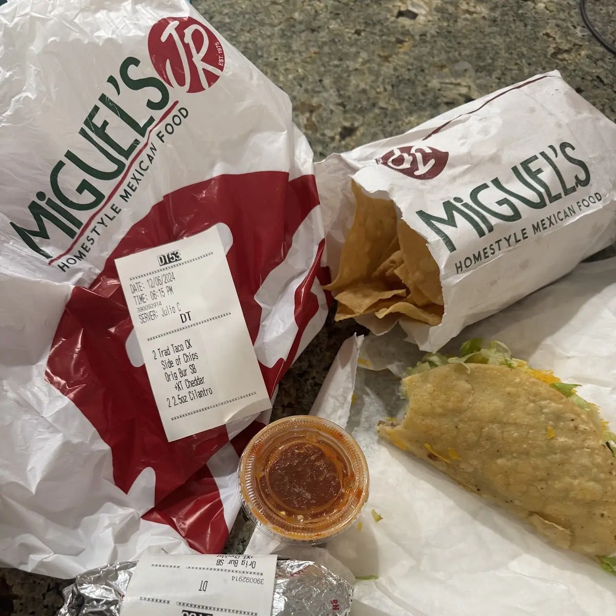 Traditional Shredded Beef Taco