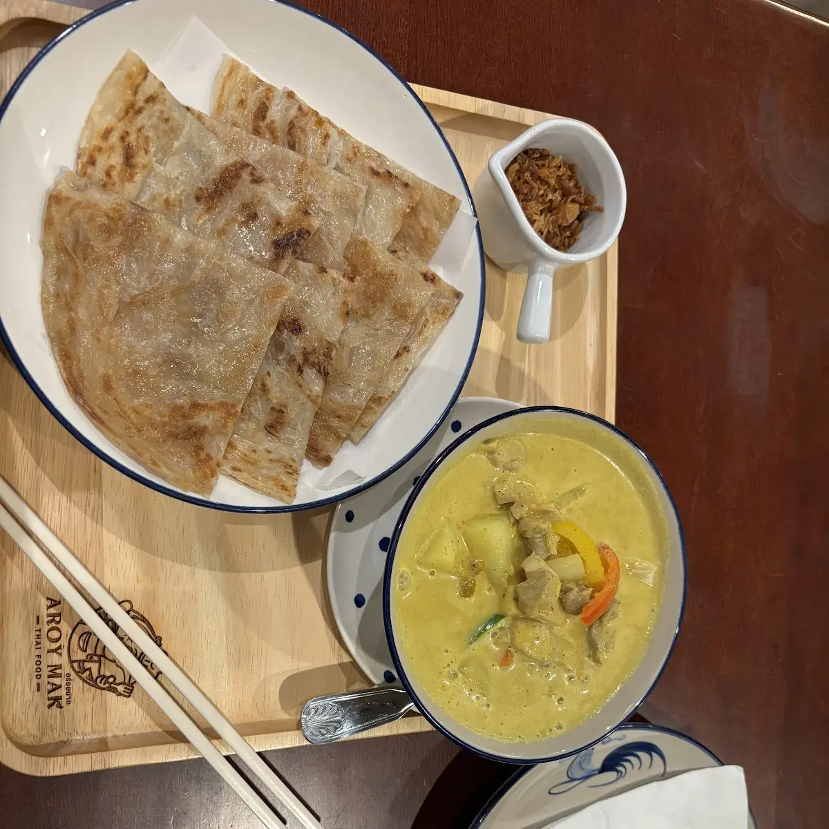 Chicken Yellow Curry with Roti Bread