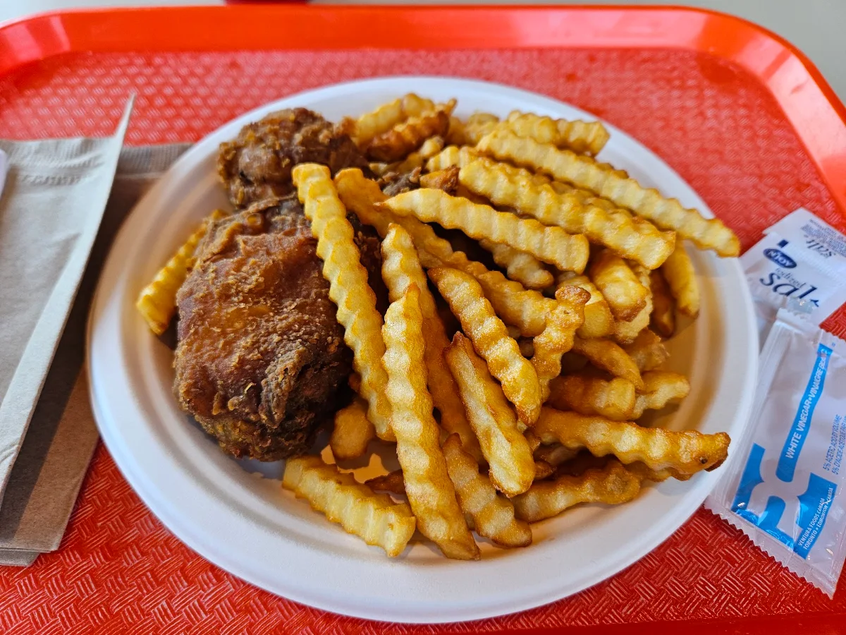 Chicken and Fries 2 pcs