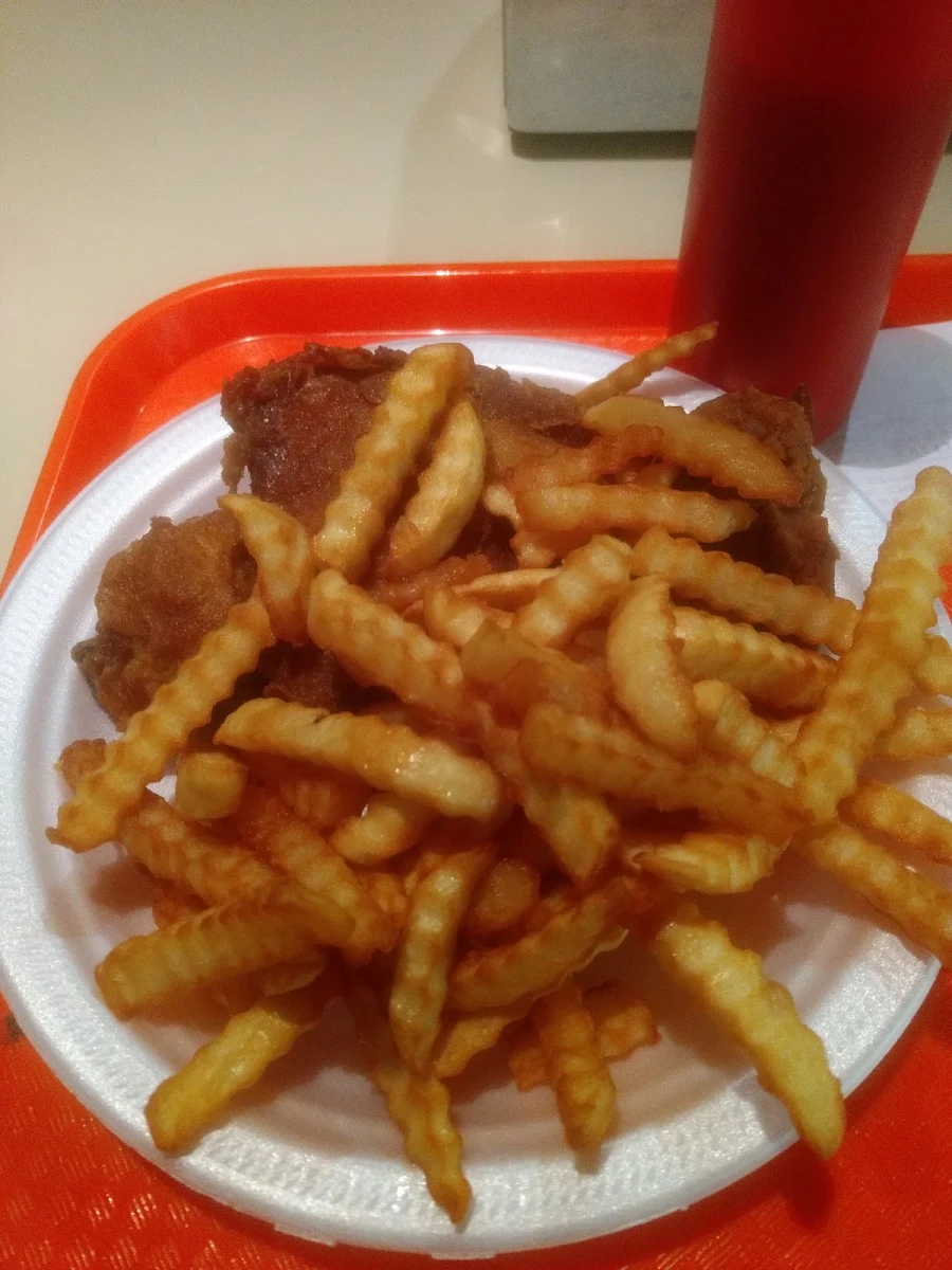 Two Piece Chicken and Chips