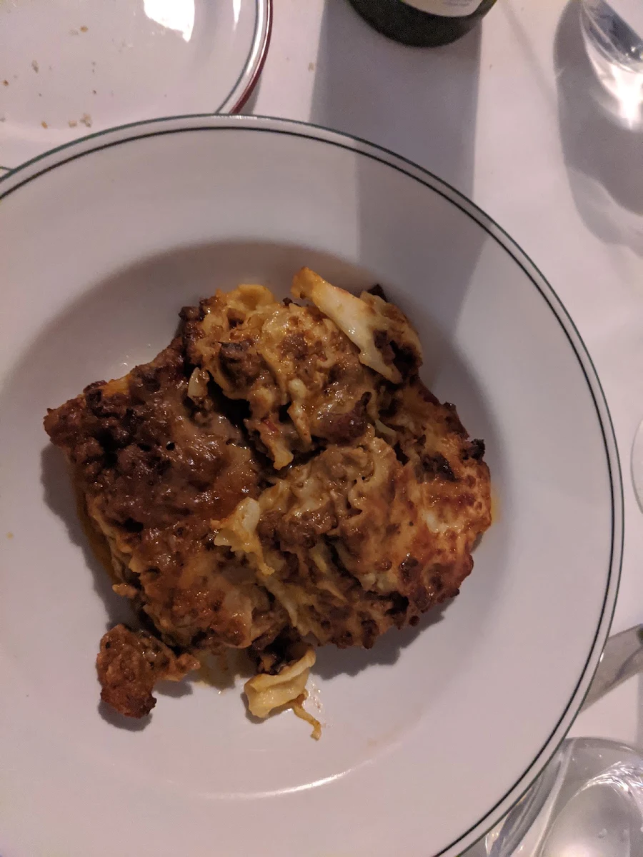 Lasagne, Trattoria Emilia