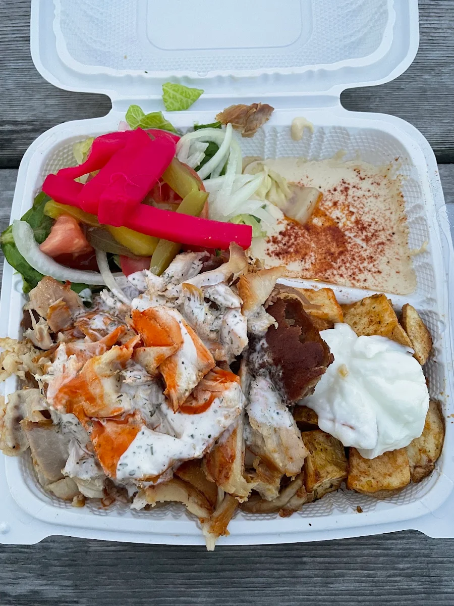 Chicken Shawarma Plate, Shawarma Palace
