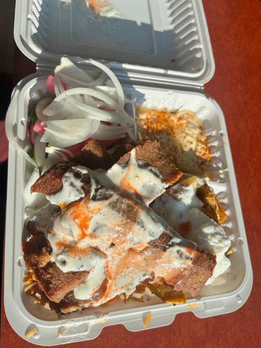Small Lamb Donair Combo, Shawarma Palace