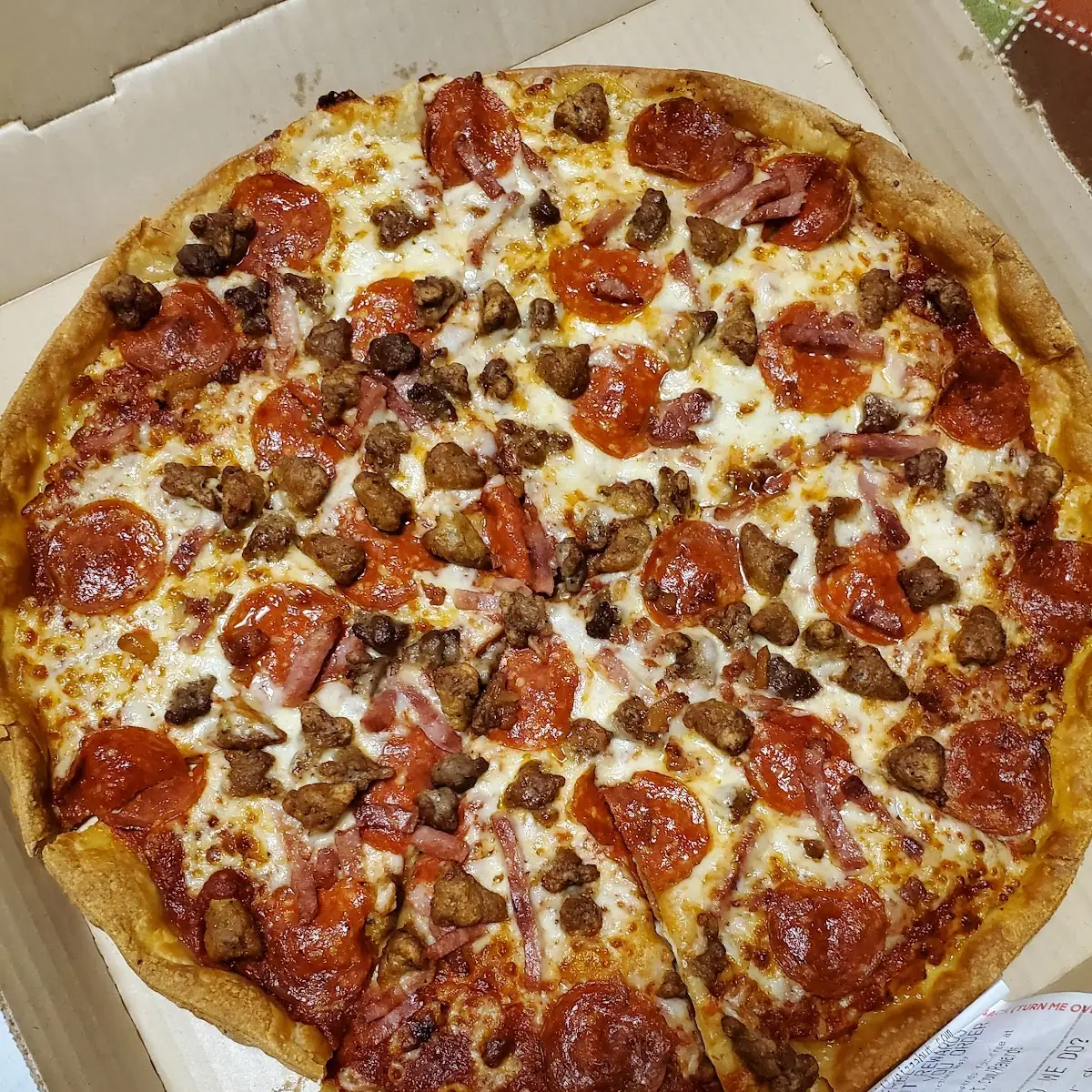 Large Thin Crust Meat Lover's Pizza