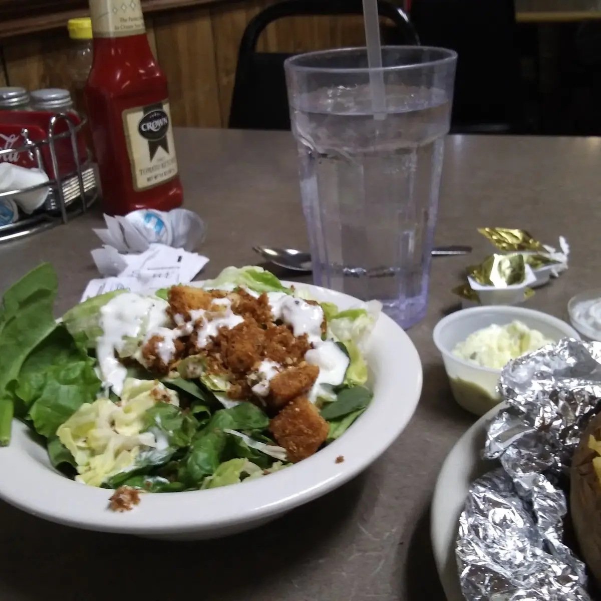 Salad with Homemade Croutons