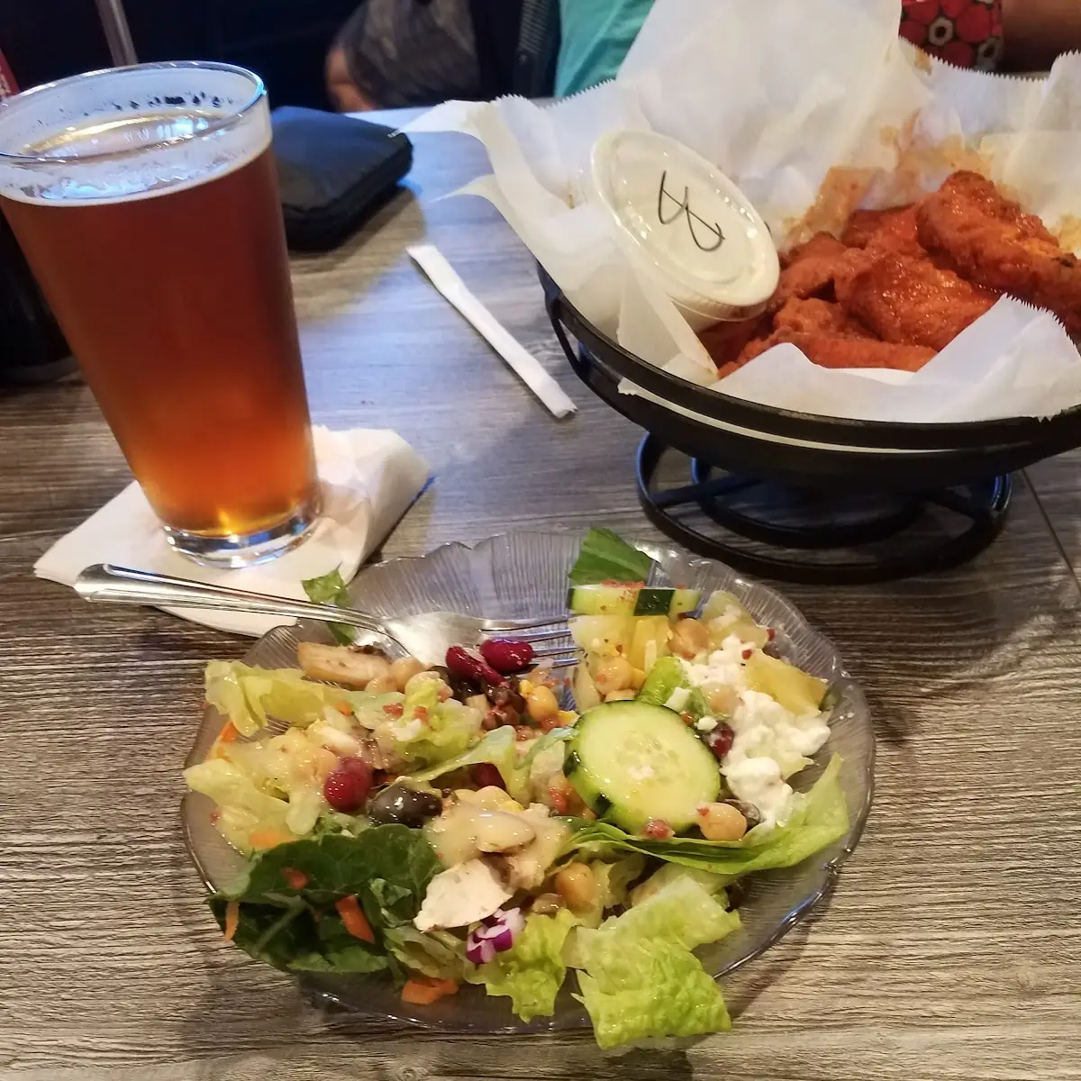 Salad Bar and Wings