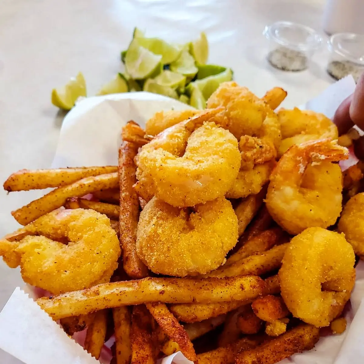 Fried Shrimp with Fries