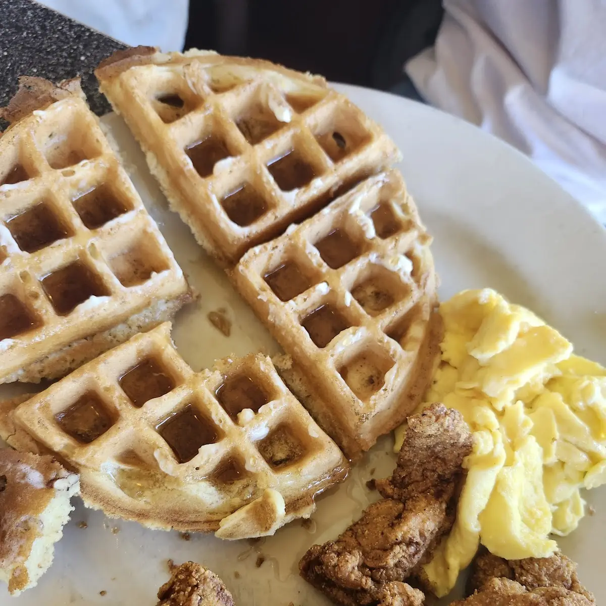 Fried Chicken Strips & Waffle