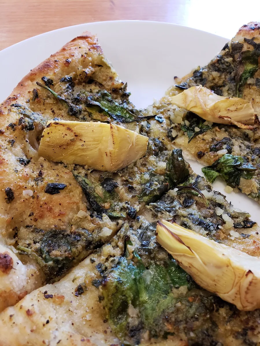 Spinach Artichoke Pizza
