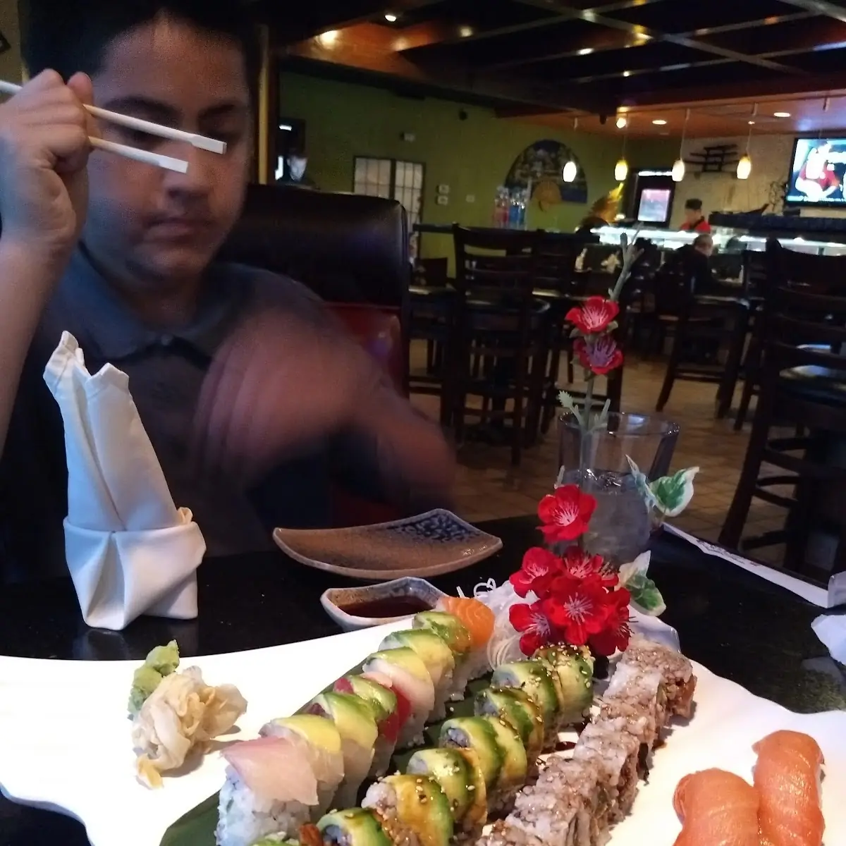 Rainbow Roll Caterpillar Roll Unagi Roll Salmon Nigiri