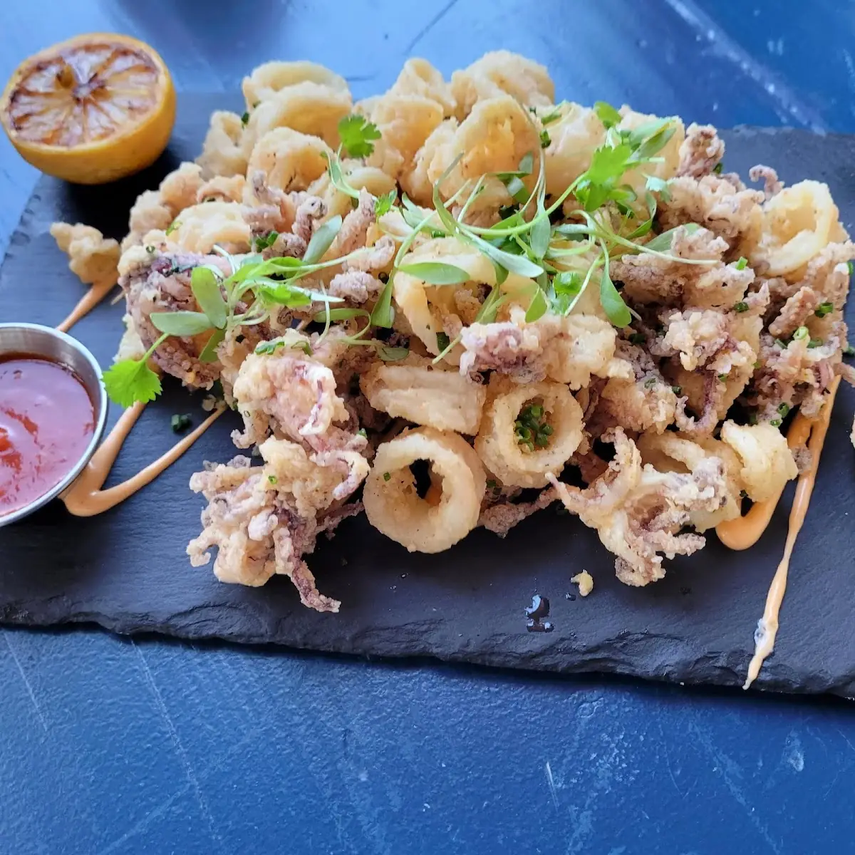 Old Bay Fried Calamari