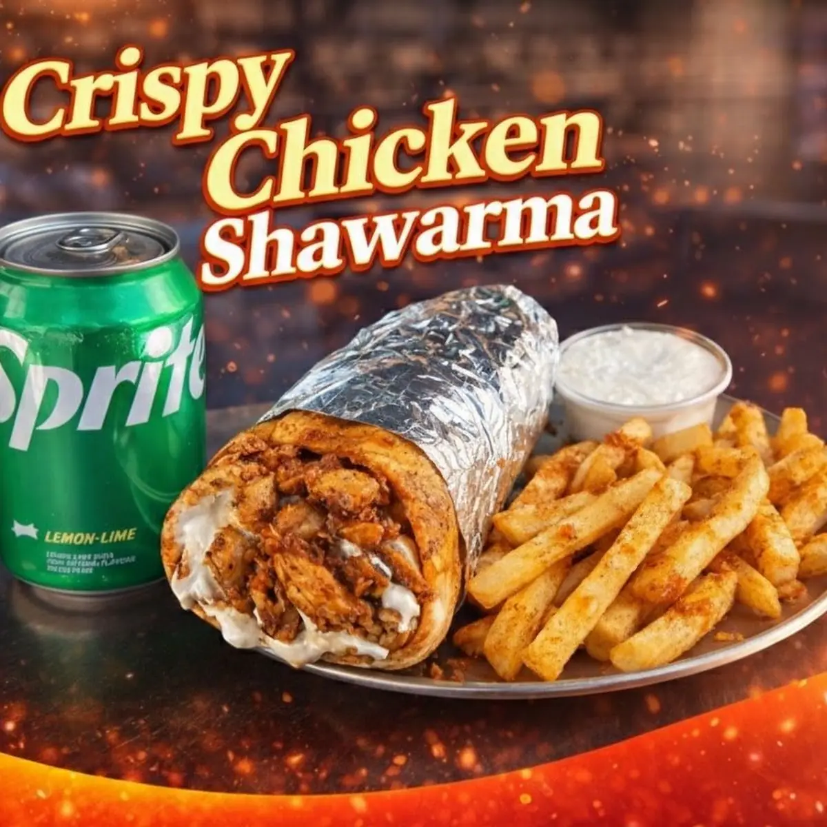 Crispy Chicken Shawarma Combo