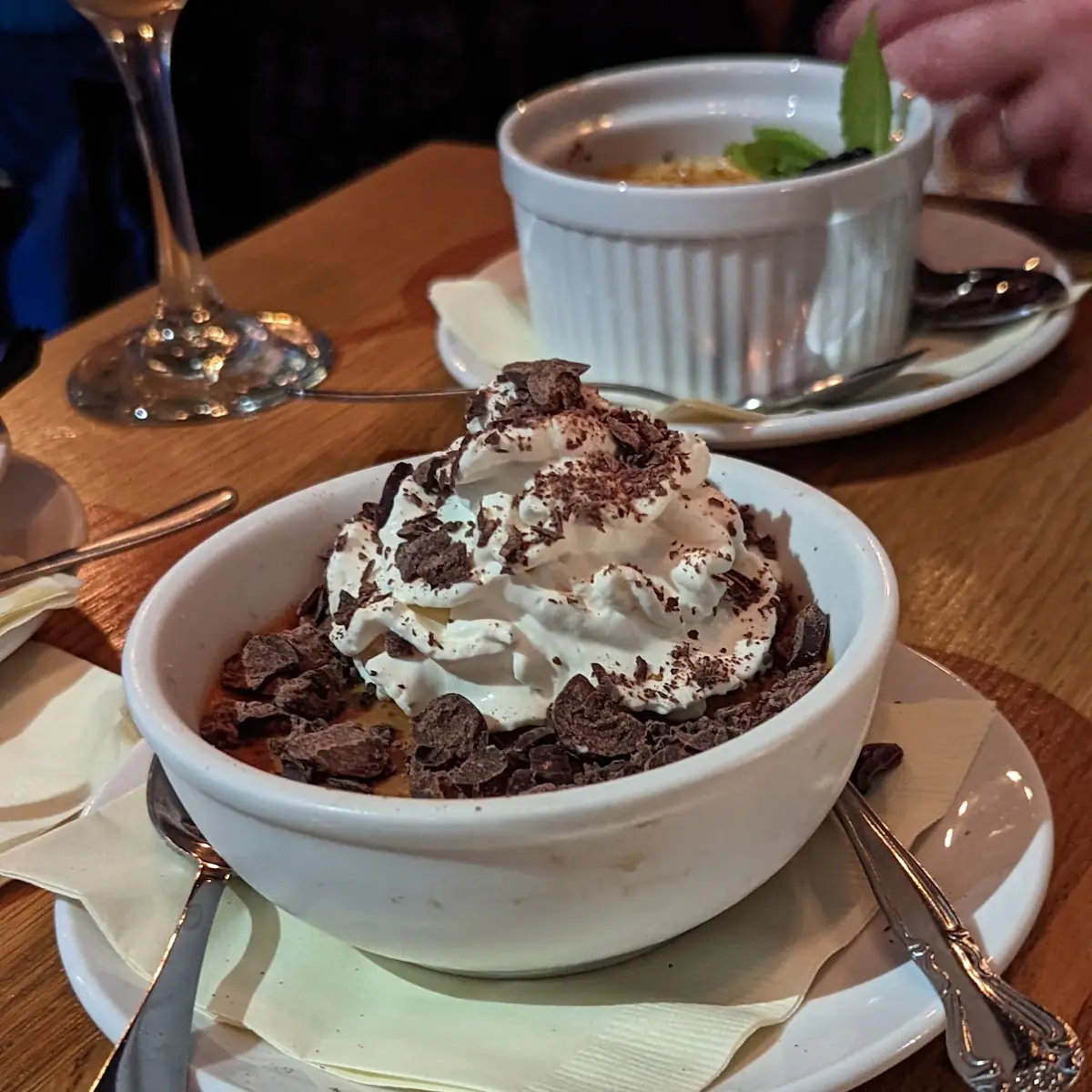 Chocolate Bourbon Salted-Caramel Pot De Crème