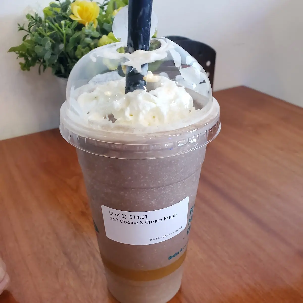 Cookies and Cream Frappe