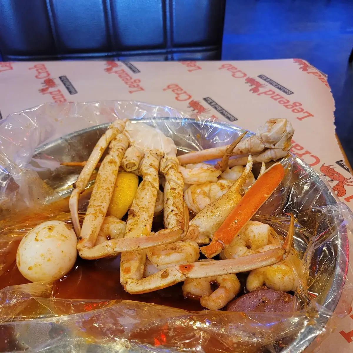 Seafood Boil Shrimp & Snow Crab Legs
