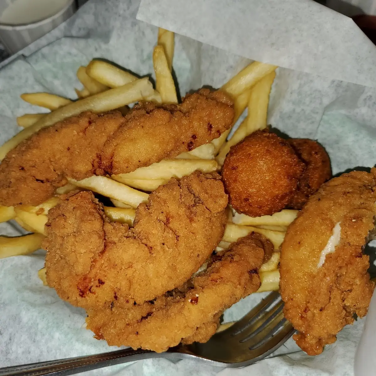 Catfish and Shrimp Basket