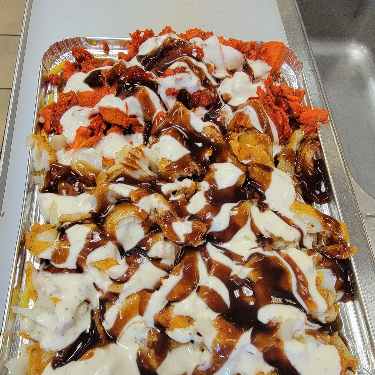 Mix with BBQ Sauce