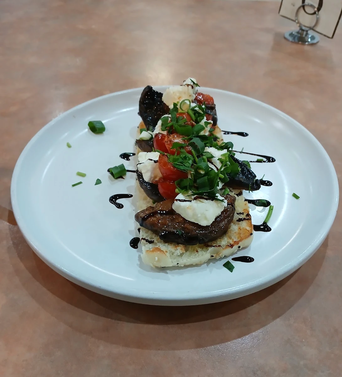 Open Steak Sandwich, Vines Cafe & Bar