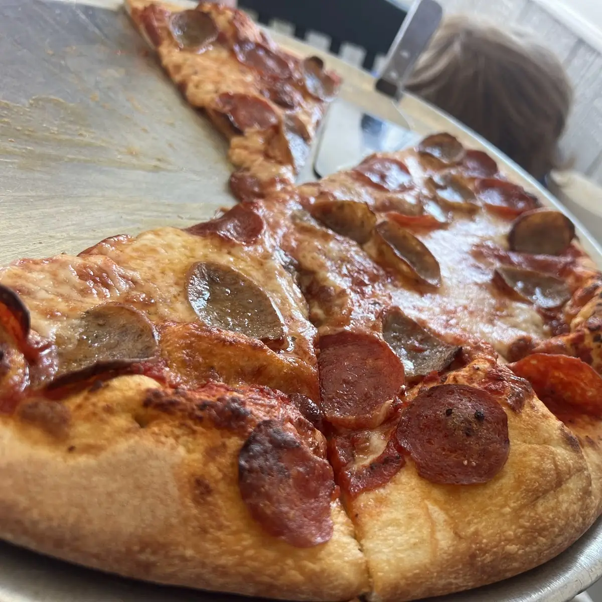 Pepperoni Mushroom Olive Pizza