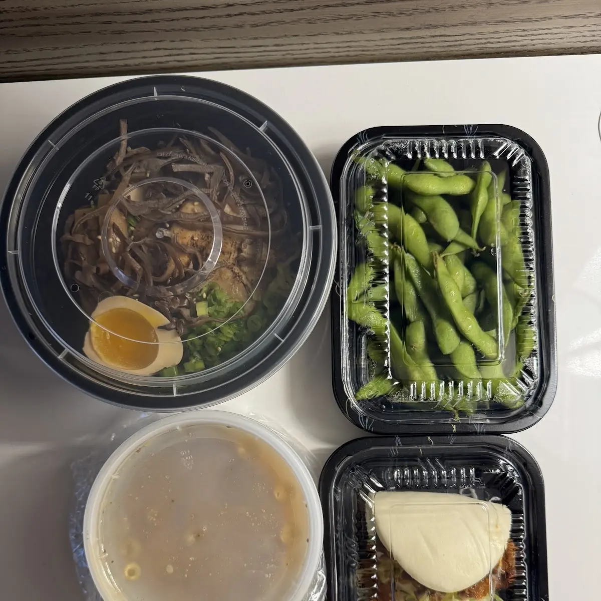Tonkatsu Ramen Edamame Chashu Buns