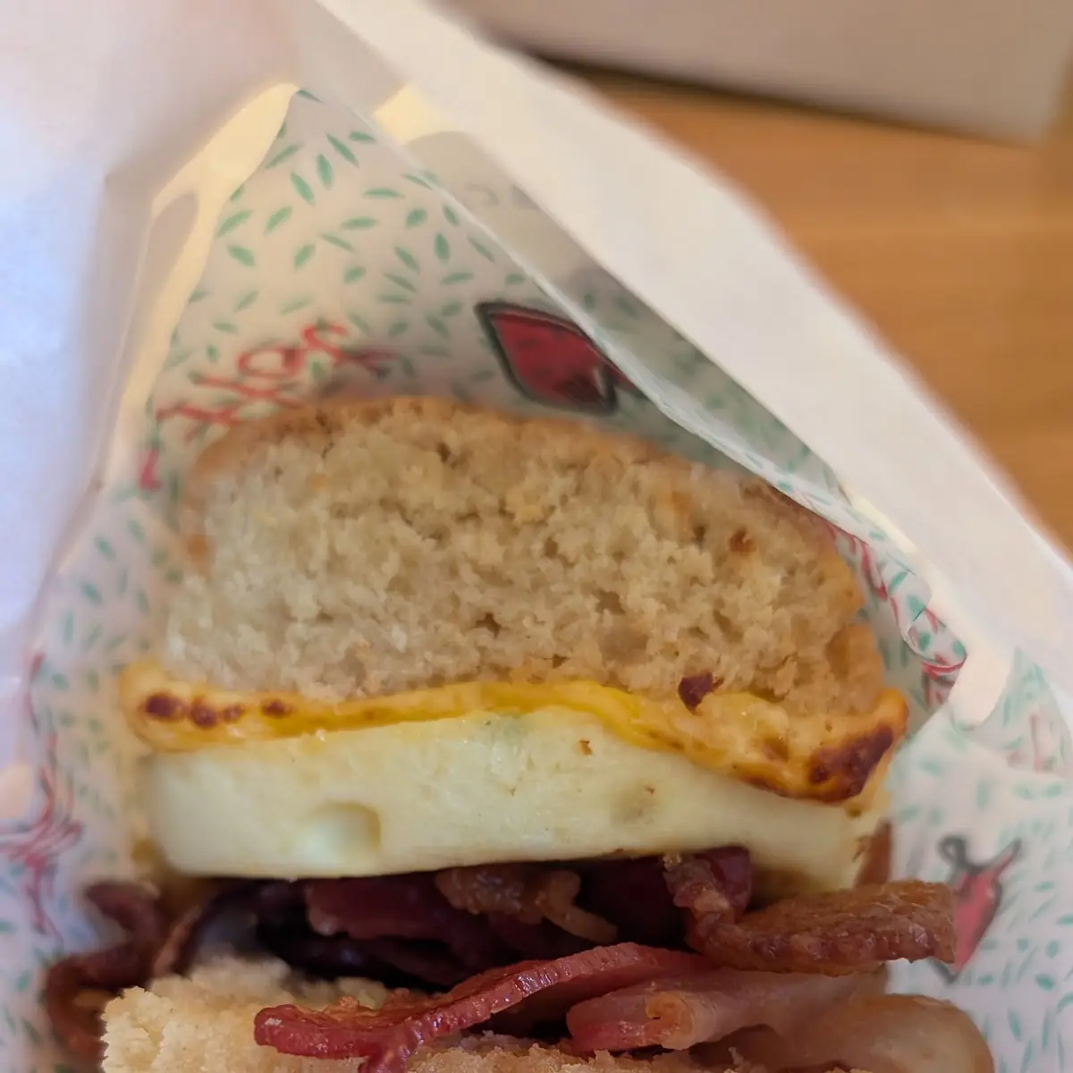 Bacon Egg and Cheese Biscuit