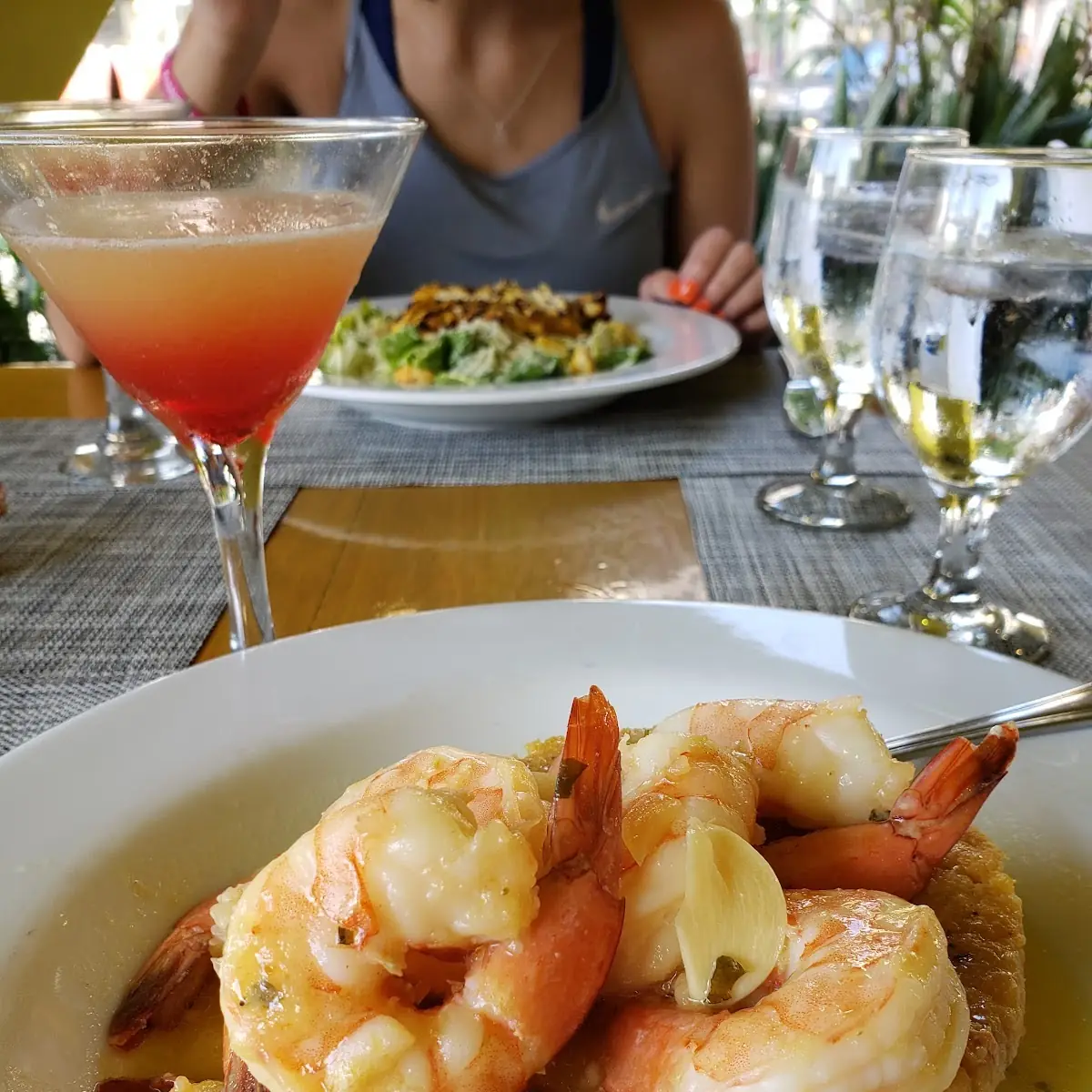 Mofongo with Shrimp in Garlic Sauce