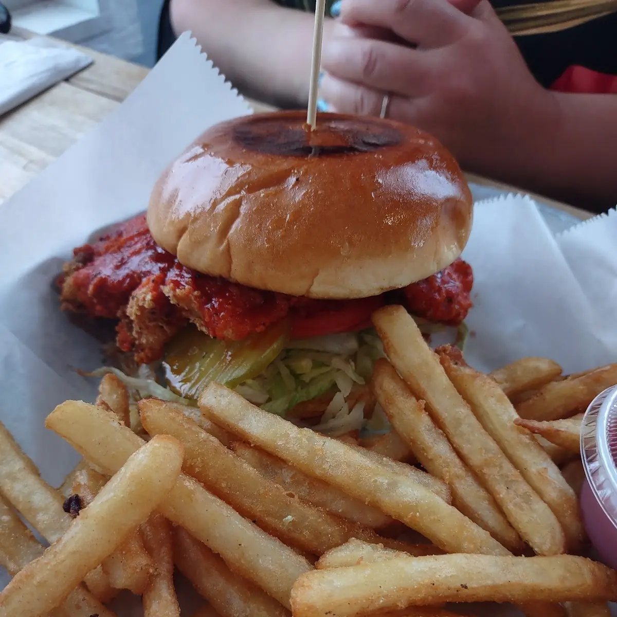 Kids Cheeseburger and Fries
