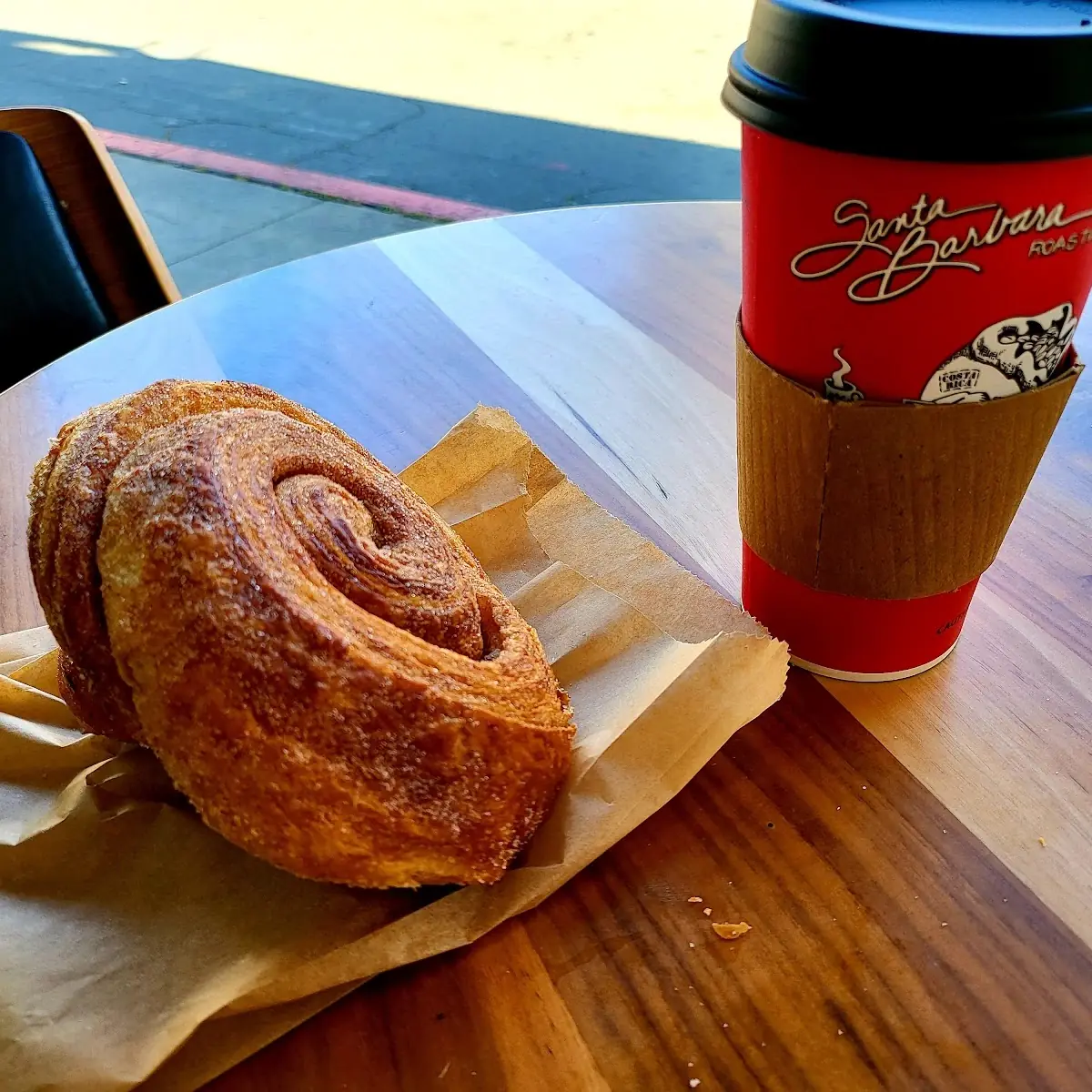 Cinnamon Bun & Coffee