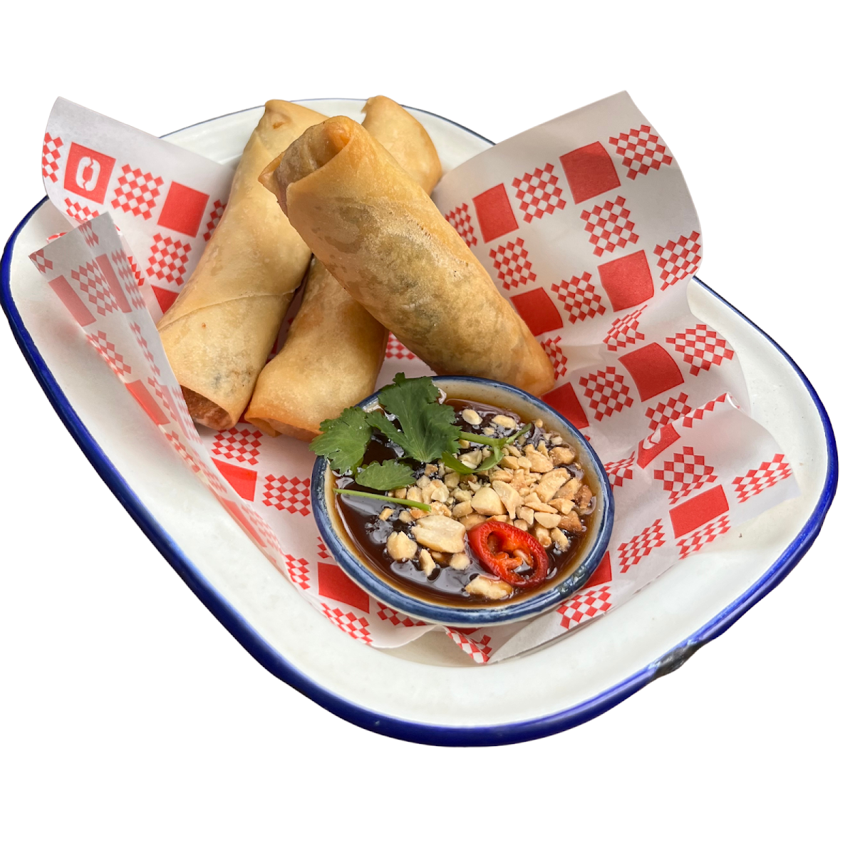 Pad Thai Spring Rolls 3pc N V, Bangkok Express @Byron Bay