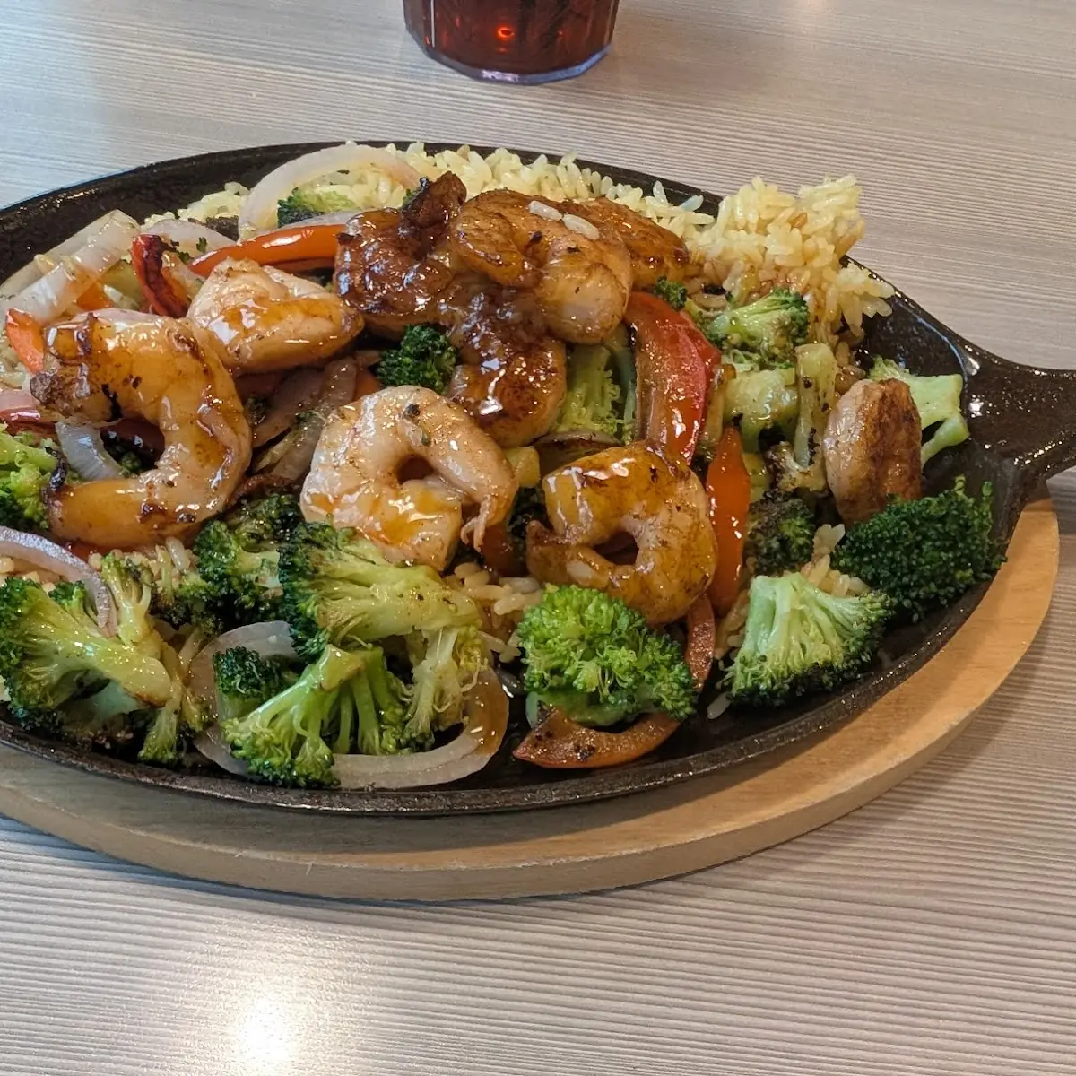 Hibachi Grilled Shrimp Skillet