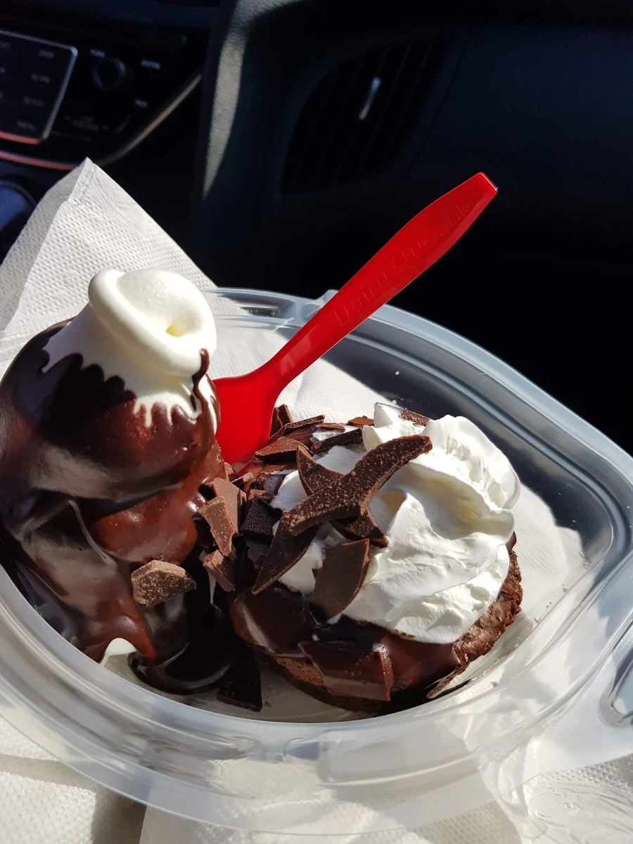 Triple Chocolate Brownie Ala Mode