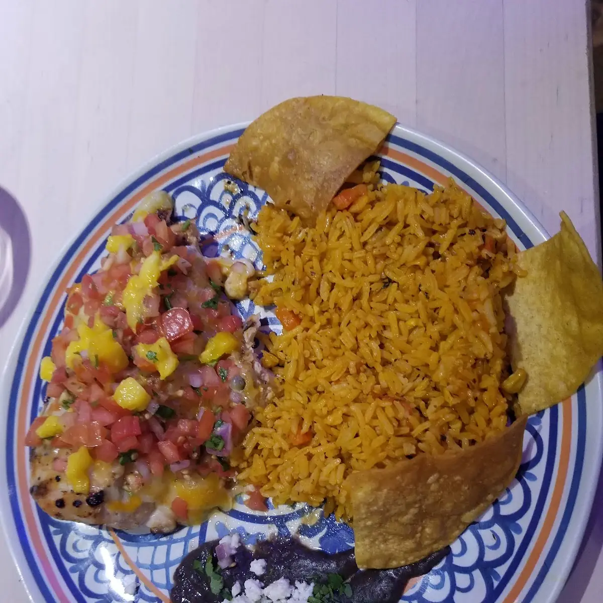 Grilled Chicken and Mexican Rice