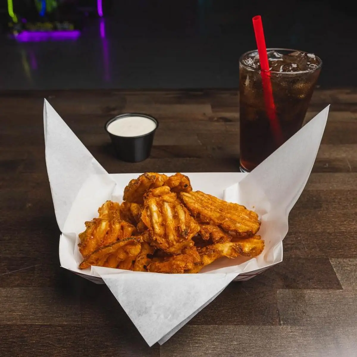 Zesty Waffle Fries