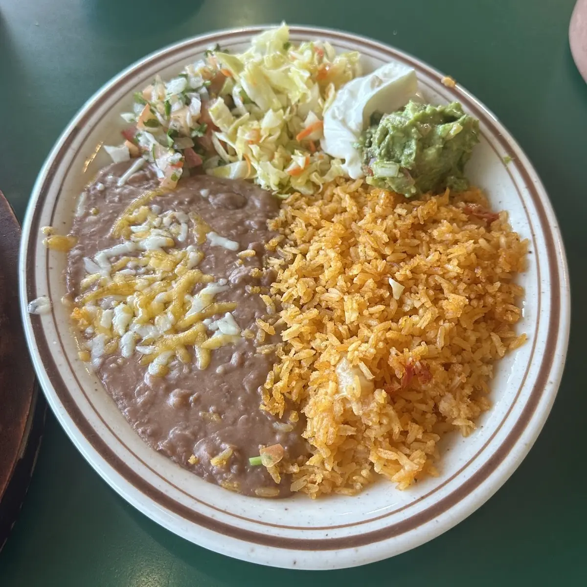 Chile Colorado w Beef Beans & Rice