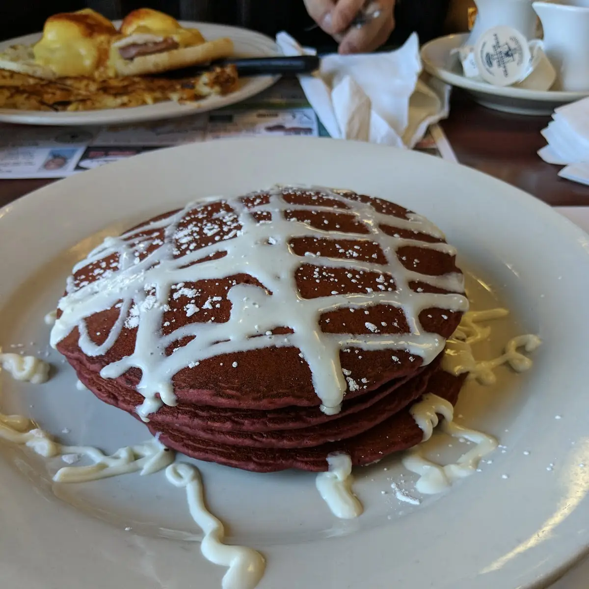 Red Velvet Pancakes