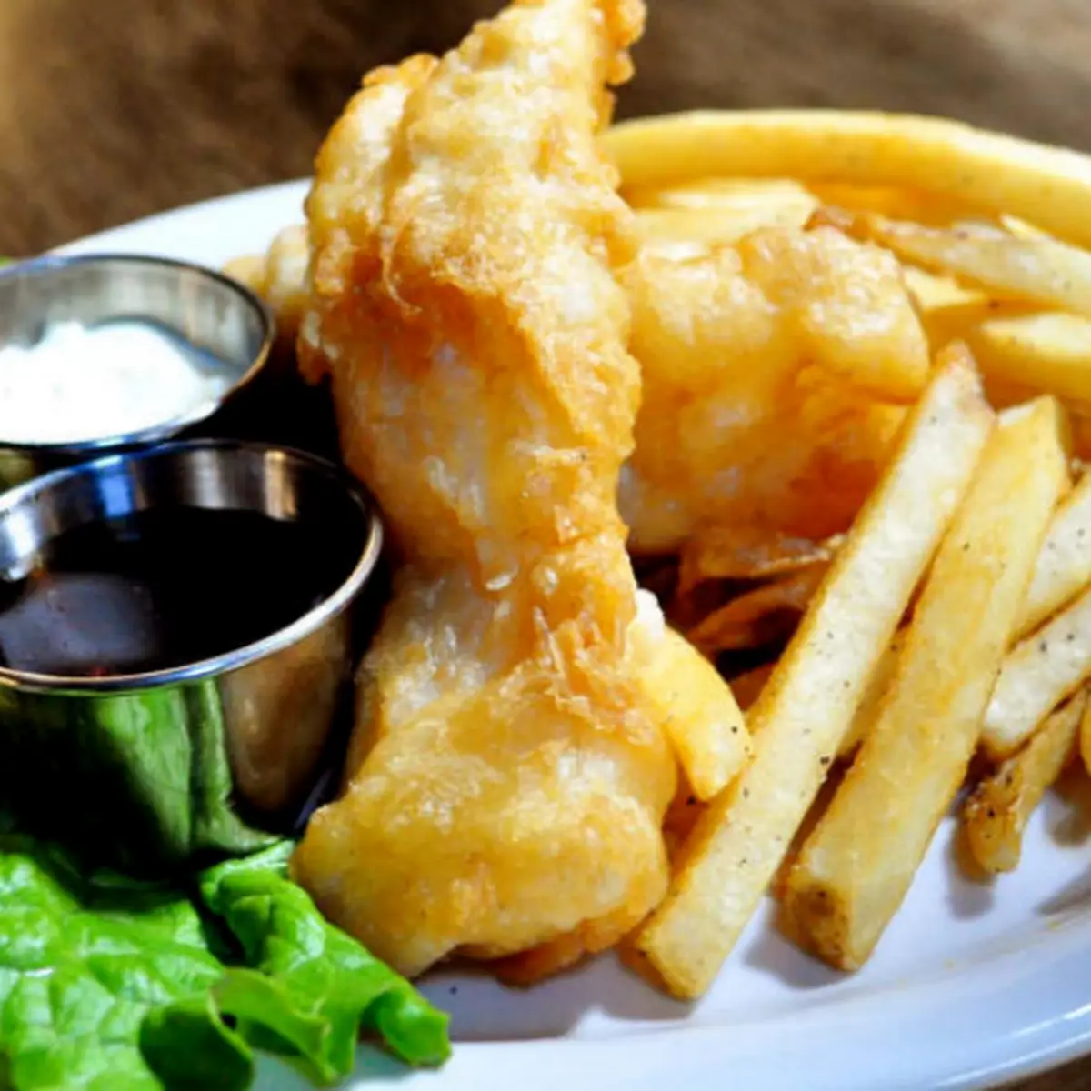 Allagash White Ale Fish & Chips