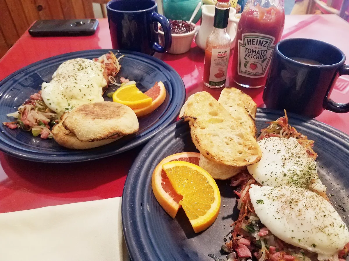 Corned Beef Hash with Poached Eggs