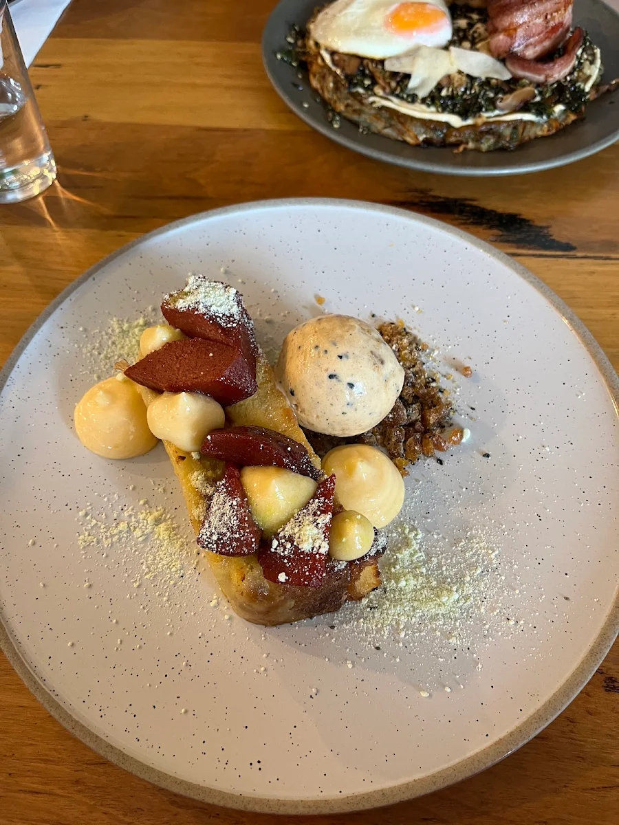 Croissant Bread and Butter Pudding