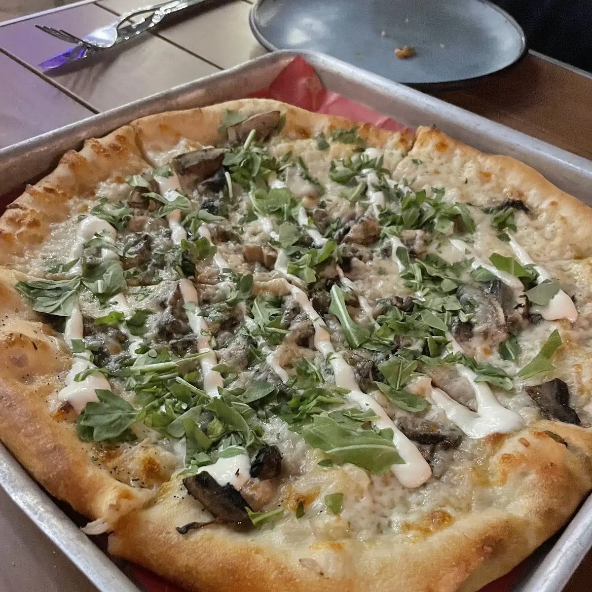 Mushroom Pizza